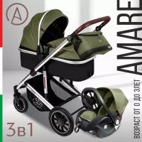 Коляска Sweet Baby Amare 3в1 Olive