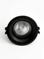 Встраиваемый светильник потолочный Maple Lamp RS-41-01-BLACK, черный, GU10