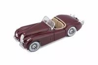 Jaguar xk 120 roadster 1951 dark red / ягуар хк родстер красный