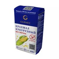 Garnec Кукурузный крахмал без глютена 400 г, пакет