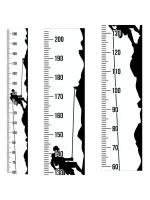 Ростомер самоклеящийся на прозрачной пленке "Скалолаз" (до 200 см.)