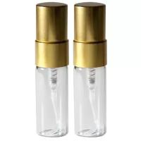 Косметический флакон для духов и парфюма Aroma provokator стекло, спрей металл 3 ml набор 2 шт