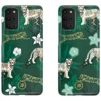 Чехол Kingxbar Spring для Galaxy S20 Plus Green Tiger