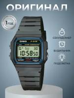 Наручные часы CASIO, черный, синий