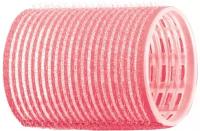 Dewal - Деваль Бигуди-липучки розовые (диаметр 44 мм), 12 шт/уп -