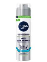 Гель для легкого бритья без спирта Nivea Men для чувствительной кожи, 200 мл