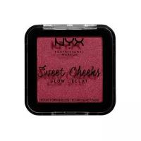 NYX professional makeup Прессованные румяна Sweet Cheeks Creamy Powder Glowy, 7 Risky Business