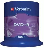 Диск Verbatim DVD+R 4.7GB 16x CB/100