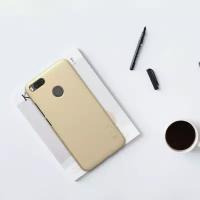 Чехол для Xiaomi Mi A1 Mi 5X Nillkin Frosted бампер и пленка золотой