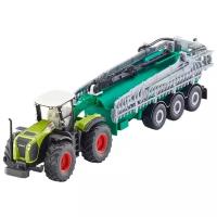 Трактор Claas Xerion с вакуумным танкером (1-87)