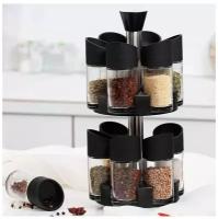 Набор для специй Spice Rack/KP-483/12 баночек/для крупных и мелких специй