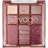 Палетка теней для век DIVAGE Palettes Eye Shadow, тон It’s my rose