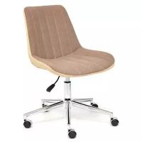 Кресло офисное TetChair STYLE 36-34 экошерсть, brown-beige