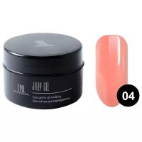 Гель-желе TNL Professional Jelly Gel моделирующий камуфлирующий, 18 мл 04 розово-персиковый