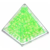 Головоломкка лабиринт "Пирамида", цвет зеленый 1653406
