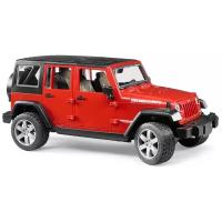 Внедорожник Bruder Jeep Wrangler Unlimited Rubicon 02-525 1:16, 32.9 см, красный