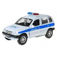 Внедорожник Welly Chevrolet Niva Милиция ДПС (42379PB) 1:34, 10.5 см