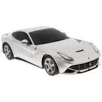 Машина р/у 1:18 Ferrari F12, цвет серябряный, светящиеся фары, 25.2*12.7*7см