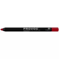 Provoc Gel Lip Liner Filler 023 Dangerous Полуперм. гелевый карандаш для губ (кроваво-красный) 1,2 г