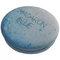 Dewal Beauty Зеркало карманное круглое "Макарони", 60 х 60 х 15 мм, полимер/металл/стекло, цвет голубой (PMP-2622)