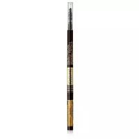 Карандаш для бровей EVELINE MICRO PRECISE BROW PENCIL водостойкий тон 03 dark brown