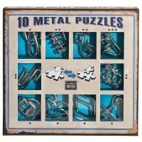 Синий набор металлических головоломок Eureka 3D Puzzle «10 Metal Puzzles»