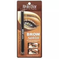 Alvin D'or Карандаш для бровей Brow Satin, оттенок 01 medium brown