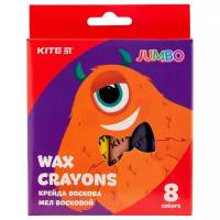 Kite Мел восковой Jolliers Jumbo K19-076, 8 цветов