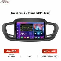 Штатная магнитола FarCar для Kia Sorento 3 Prime (2014-2017) на Android 10 (4gb/32gb/WiFi/BT/GPS/DSP/QLED/4G)