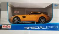 Легковой автомобиль Maisto Mercedes AMG GT 1:24, 18 см, желтый 31134