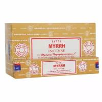 Благовония Мирра Сатья серия incense / Myrrh Satya