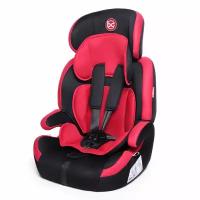 Baby Care Детское автомобильное кресло Legion гр I/II/III, 9-36кг, (1-12лет), черный/красный