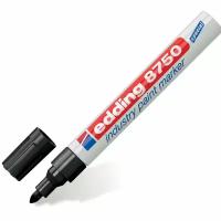 Маркер-краска лаковый (paint marker) EDDING 8750, черный, 2-