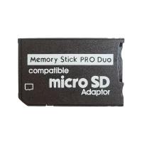 Адаптер одной карты micro SD (microsd) в Memory Stick MS Pro Duo для Sony PSP, черный