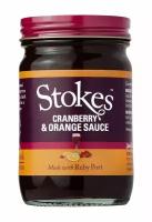 Соус Stokes "Cranberry & Orange Sauce" для мяса клюквенный с апельсиновой цедрой