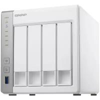 Qnap D4 Rev. B NAS, 4 Hot-Swap tray w o HDD. Quad core CPU AL-214 1.7GHz, 2 GB DDR3, 2xGbE, 2xUSB 3.2 USB 3.2 Gen 1