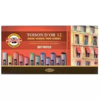 Пастель сухая худож. Koh-I-Noor "Toison D'or", 12 цв./ набор для рисования
