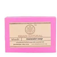 Khadi Natural Мыло ручной работы Rosewater Soap розовая вода, 125 г