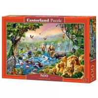 Пазл Castorland Jungle River (B-52141), 500 дет., 47х33х22 см, красный