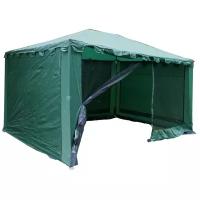 Шатер Campack Tent G-3401W, со стенками и москитной сеткой, 3.96 х 3 х 2.64 м