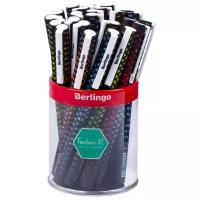 Ручка шариковая Berlingo "Funline XL. Modern" синяя, 0,7мм, грип, рисунок на корпусе, ассорти, 24 шт. в упаковке