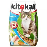 Kitekat Сухой корм для кошек рыбное ассорти 10132135 (улов рыбака), 1,9 кг, 24921