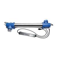 Ультрафиолетовая установка для дезинфекции воды Blue Lagoon UV-C Tech 40000L 40 Вт, подключения DN 63/DN 50/1 1/2" ВР, рекомендованный поток 11 м3/ч