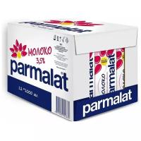 Молоко Parmalat Natura Premium ультрапастеризованное 3.5%, 12 шт. по 1 л