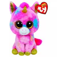 Мягкая игрушка TY Beanie boos Единорог Fantasia 15 см