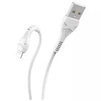 Кабель Hoco X37 USB - Lightning для быстрой зарядки Apple, iPhone, iPad, AirPods, кабель зарядка для айфон 1м 1 м, 1 шт, белый