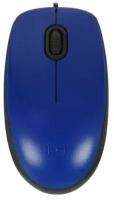 Мышь проводная Logitech Mouse M110 SILENT 910-005500, синий