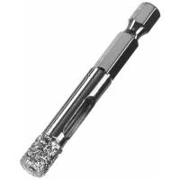 ЗУБР АВК d 8 мм (HEX 1/4″, 15 мм кромка), Вакуумное алмазное трубчатое сверло, Профессионал (29865-08)