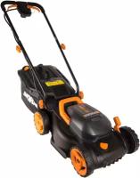 Газонокосилка аккумуляторная WORX WG779E, 40В, 34 см, 2*2,5 Ач, двойное ЗУ 2x2A