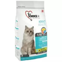 1ST CHOICE Healthy Skin & Coat сухой корм для кошек, для здоровья кожи и блеска шерсти, Лосось 2.72 кг